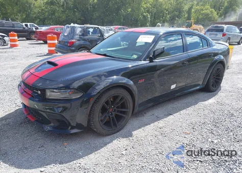 2021 Dodge Charger Scat Pack Widebody Rwd из США, поврежденный, VIN 2C3CDXGJ0MH612410